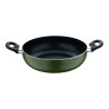 Olla baja de aluminio prensado con tapa, inducción, experto ø28 x 8 cm