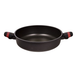 Olla baja de aluminio fundido inducción denia experto ø28 cm