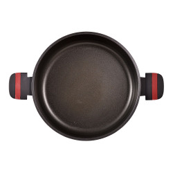 Olla baja de aluminio fundido inducción denia experto ø28 cm