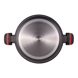 Olla baja de aluminio fundido inducción denia experto ø28 cm