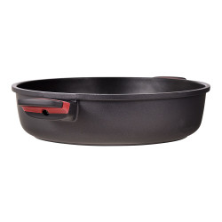 Olla baja de aluminio fundido inducción denia experto ø28 cm