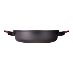 Olla baja de aluminio fundido inducción denia experto ø28 cm