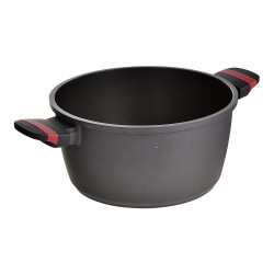 Cacerola de aluminio fundido con tapa, inducción, denia experto ø24 x 12,5 cm