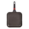 Sarten asador aluminio fundido, inducción, denia experto 28 x 28 x 4,5 cm