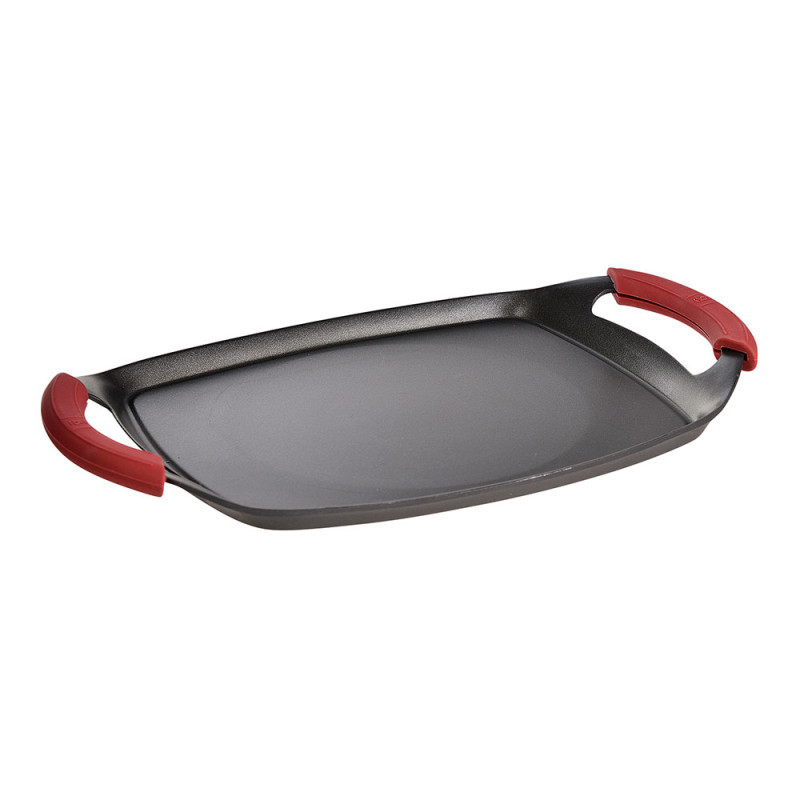 Asador aluminio fundido inducción denia experto 36 x 23 cm