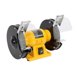 Esmeriladora de banco + 2 ruedas abrasivas de ø150 mm, 150 w con cable 2 m