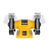 Esmeriladora de banco + 2 ruedas abrasivas de ø150 mm, 150 w con cable 2 m