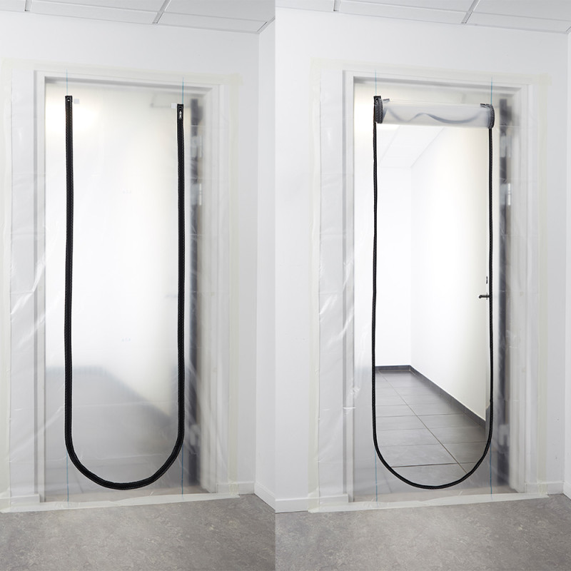 Barrera polvo para puerta, 220 x 110 cm