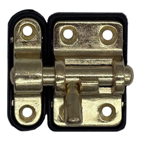 Pasador reforzado base plástica 25 mm dorado