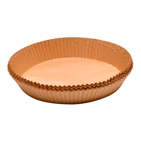 Bandeja de papel redondo para freidora de aire foodies mp, ø20 x 4,5 cm, 50 uds