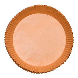 Bandeja de papel redondo para freidora de aire foodies mp, ø20 x 4,5 cm, 50 uds
