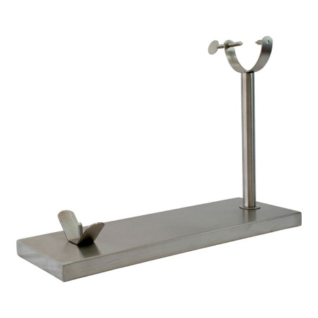 Jamonero inox fijo, 49,5 x 16,5 x 35 cm