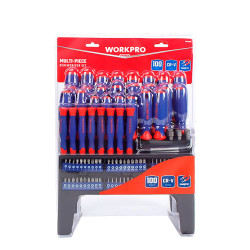 Destornilladores cr-v, juego 100 piezas
