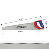 Serrucho universal sk5, 7 tpi, 500 mm