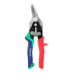 Tijera para chapa, corte recto 200 mm
