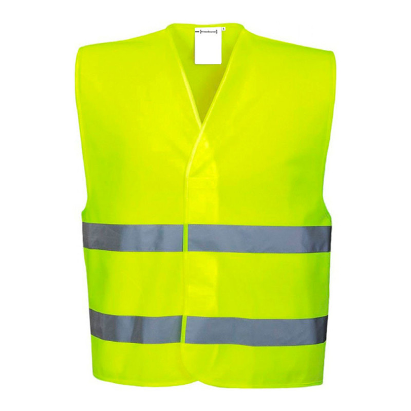 Chaleco de alta visibilidad amarillo fluor talla xl