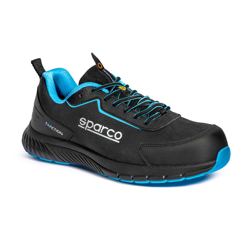Zapato deportivo de seguridad traction nubuck takuma, esd s3s sr fo hro sc, talla 43