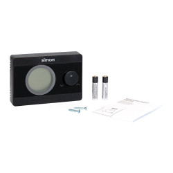 Termostato digital on/off, negro