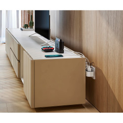 Adaptador giratorio schuko 3 tomas 16a 250 v~