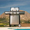 Barbacoa de gas bxog7200e con 2 quemadores 116 x 58 x 118,5 cm