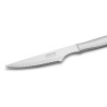 Cuchillo chuletero monoblock de acero inoxidable y filo con sierra 110 mm