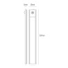 Regleta led regulable y recargable con sensor, magnética, 1,5 w, 3cct, 1500 mah, 14 x 40 x 307 mm