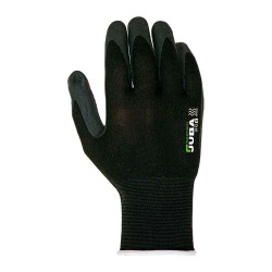 Guante nailon / licra con palma nitrilo foam/puntos, agility® dots, negro y rojo, t-9 l