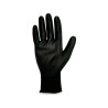 Guante poliéster con palma poliuretano, keep safe, negro, t-10 xl