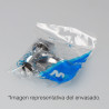 Válvula escuadra antical con mando metálico ø½ x 3/8 pulg