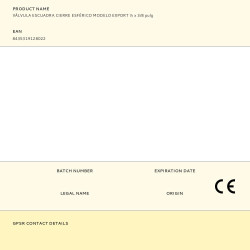 Válvula escuadra cierre esférico modelo export ø½ x 3/8 pulg