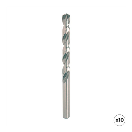 Broca hss4341 para metal, rectificada, ø6,00 x 93,00 mm, 10 uds