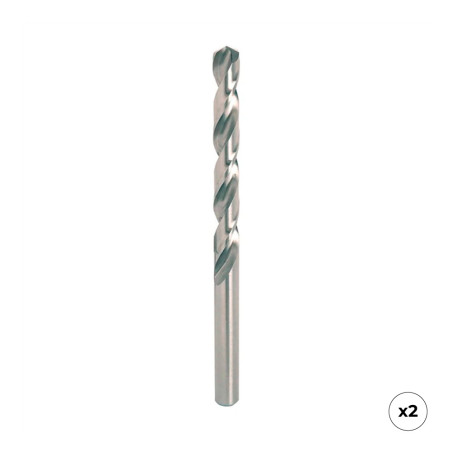Broca hss4341 para metal, rectificada, ø3,00 x 61,00 mm, 2 uds