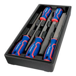 Limas 200 mm, juego 5 piezas