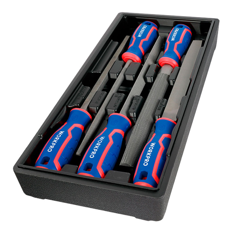 Limas 200 mm, juego 5 piezas