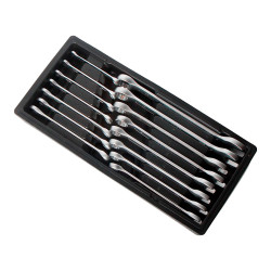 Llave combinada, fija estrella, 7 - 22 mm, juego 15 piezas, serie modular