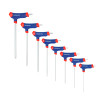 Llaves torx mango en t, t10-t50, juego 8 piezas