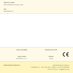Mini linterna led atom force, alumino, recargable, 10 w 420 lm