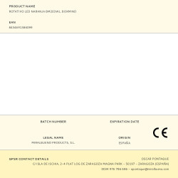 Rotativo led naranja bm203wl