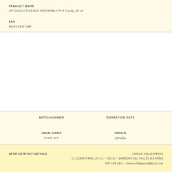 Latiguillo flexible inoxidable m-h ½ pulg, 30 cm