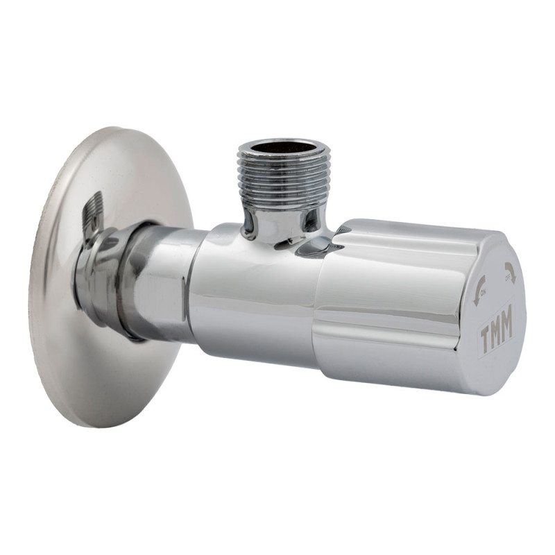 Válvula escuadra cerámica ½ pulg x 3/8 pulg