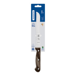 Cuchillo polywood castaño para pan 17,7 cm