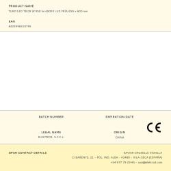 Tubo led t8, 09 w, 990 lm, 6500 k, luz fría, ø26 x 600 mm