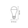 Bombilla led, recargable usb, e27, 6 w, 3cct, dimmable, 500 lm