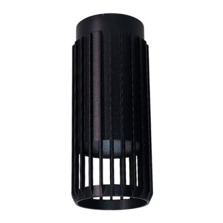 Foco 1 elemento sahara arenado, gu10, 10 w (bombilla no incluida), negro, ø6 x 14 cm