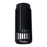 Foco 1 elemento sahara arenado, gu10, 10 w (bombilla no incluida), negro, ø6 x 14 cm