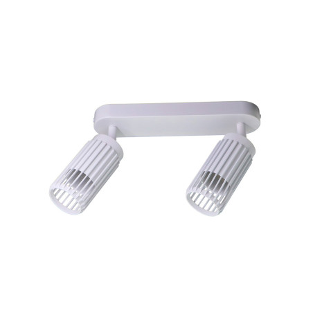 Foco 2 elementos sahara arenado, gu10, 10 w (bombillas no incluidas), blanco, 30 x 6 x 21 cm