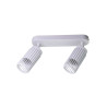 Foco 2 elementos sahara arenado, gu10, 10 w (bombillas no incluidas), blanco, 30 x 6 x 21 cm