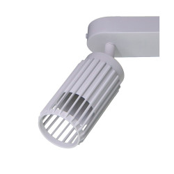 Foco 2 elementos sahara arenado, gu10, 10w (bombillas no incluidas), blanco, 30 x 6 x 21 cm