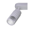 Foco 3 elementos, sahara arenado, gu10, 10w, (bombillas no incluidas), blanco, 40 x 6 x 21 cm