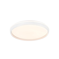 Plafón led circular, charly, 72 w, 3cct, 7290 lm, blanco, ø50 x 7 cm
